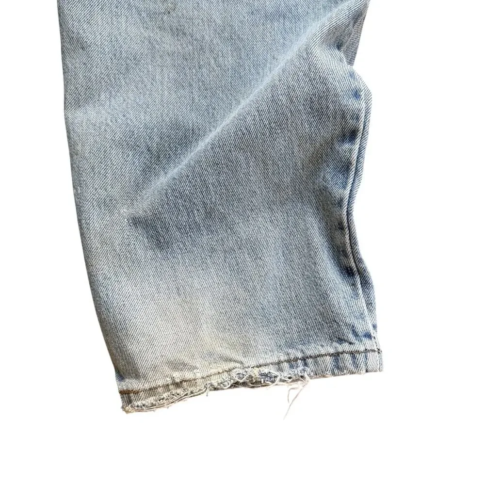 Vintage 90s Levis 560 Thrashed Distressed Jeans 36x32 Made‎ in Canada Grunge